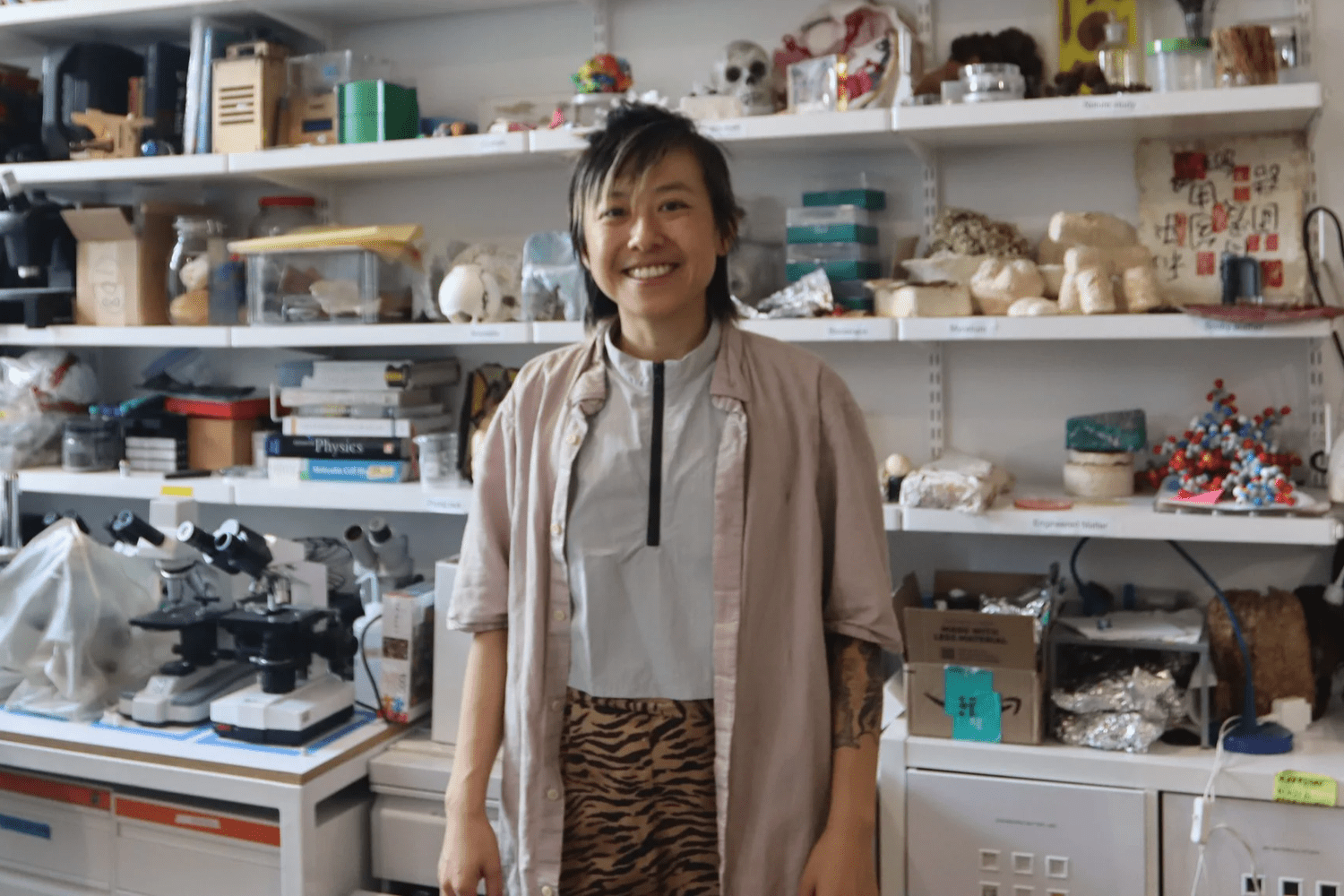 Caroline Chou at work